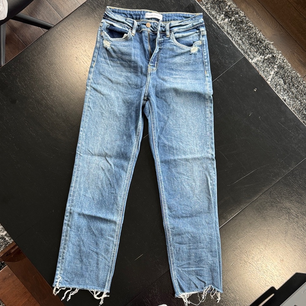Flying Monkey Women’s Light Blue Straight Jeans